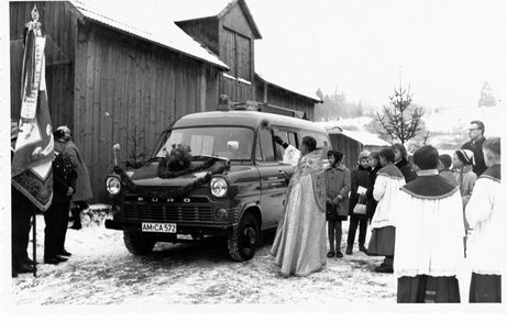 Einweihung des Fahrzeuges 1967